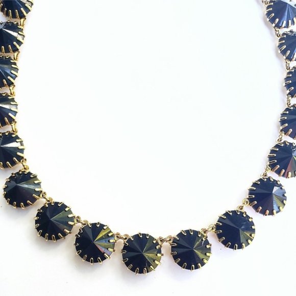 J. Crew Venus Flytrap Necklace in Midnight Blue - Picture 7 of 7